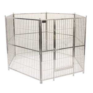 Solidpet蘇力 Solidpet蘇力 寵物籠 貓籠狗籠 不鏽鋼方通圍欄 特大號   正面圖