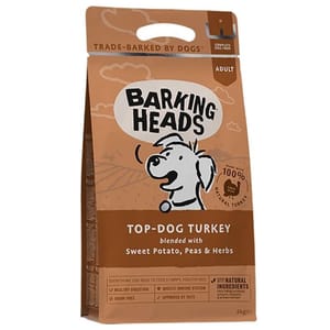 Barking Barking Heads 狗糧 無穀物全天然成犬配方 放養火雞肉 2kg 2kg 正面圖