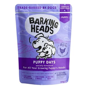 Barking Barking Heads 狗濕糧 無穀物食用濕包 幼犬配方 雞肉 300g 300g 正面圖