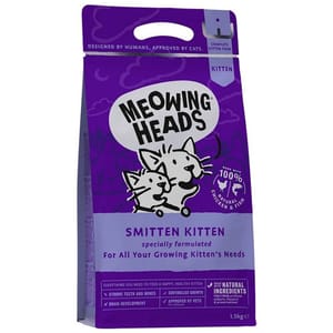 Meowing Meowing Heads 貓糧 全天然幼貓成長配方 3kg 或 3kg 正面圖