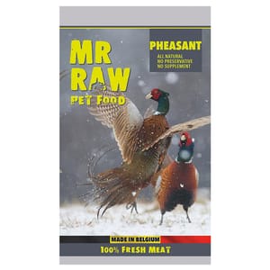 MR MR RAW 貓狗糧 急凍生肉糧 野雞配方 1kg 1kg  正面圖