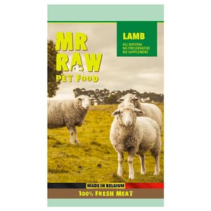 MR MR RAW 貓狗糧 急凍生肉糧 羊肉配方 1kg 1kg  正面圖