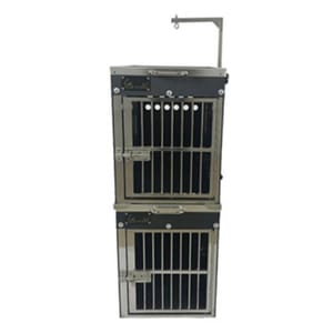 Solidpet蘇力 Solidpet蘇力 寵物籠 貓籠狗籠 ABS板固定飛機籠組合 無輪款 一號 正面圖