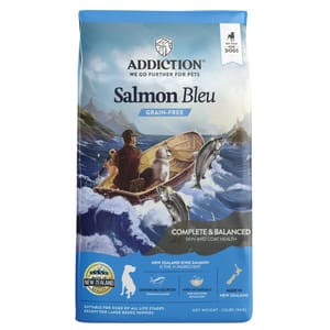 Addiction Addiction 狗糧 藍三⽂⿂無榖物成⽝配⽅ 20lbs 20lb 正面圖