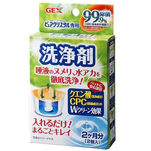 GEX GEX 飲水機 Pure Crystal 日本除菌專用洗滌劑 2個入 正面圖