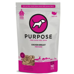 PURPOSE PURPOSE 凍乾脫水生肉 貓犬小食 單一蛋白 雞胸 3oz 3oz  正面圖