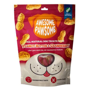 Awesome Awesome Pawsome 狗小食 花生蔓越莓 3oz 3oz  正面圖
