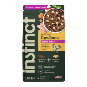 Instinct Instinct 狗糧 小型犬糧 無穀物生肉系列 雞肉 3.5lb 5lb  正面圖