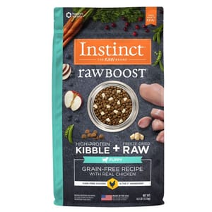 Instinct Instinct 狗糧 幼犬糧 無穀物生肉系列 雞肉 4lb 4lb 正面圖