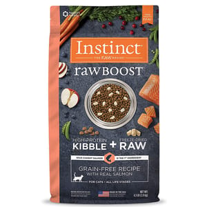 Instinct Instinct 貓糧 本能 貓糧 無穀物生肉系列 三文魚肉 4.5lb 5lb  正面圖