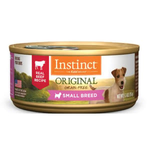 Instinct Instinct 狗罐頭 無穀物小型犬 牛肉 5.5oz 5oz  正面圖
