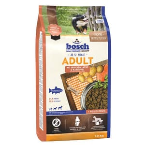 Bosch Bosch 狗糧 成犬配方 三文魚馬鈴薯 3kg 3kg  正面圖