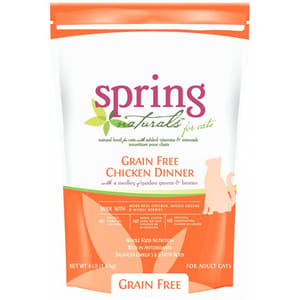 spring spring naturals 無穀物貓糧 雞肉配方 4.5kg 5kg  正面圖