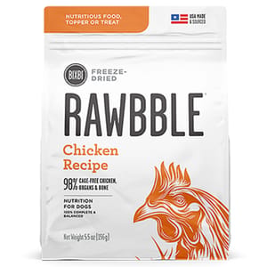BIXBI BIXBI RAWBBLE 狗糧 冷凍脫水鮮肉糧 雞肉 14oz 14oz  正面圖