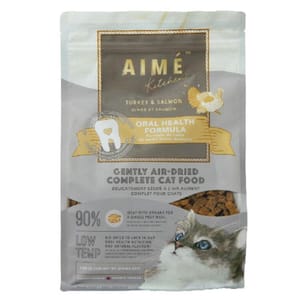 AIME AIME Kitchen 貓糧 風乾鮮肉主食糧 口腔強健配方 火雞三文魚 1kg 1kg 正面圖