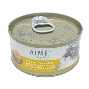 AIME AIME Kitchen 貓罐頭 無穀物營養貓罐 啖啖肉補水系列 吞拿魚濃湯 85g 85g  正面圖