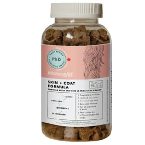 MicrocynAH MicrocynAH 狗小食 日常養生計劃系列 皮膚毛髮保養配方 90粒 300g 90粒 正面圖