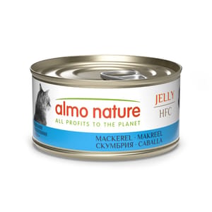 Almo Almo Nature Jelly HFC 貓罐頭 天然系列 鯖魚 70g 70g 正面圖