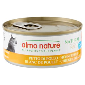 Almo Almo Nature HFC 貓罐頭 天然系列 雞胸肉 150g 150g 正面圖