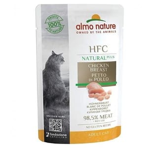 Almo Almo Nature HFC Natural PLUS 貓濕糧 雞胸 55g 55g  正面圖