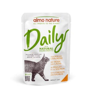 Almo Almo Nature Daily 貓濕糧 雞肉+三文魚 70g 70g 正面圖