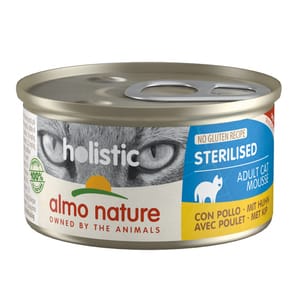 Almo Almo Nature Holistic 貓罐頭 絕育貓 雞肉配方 85g 85g  正面圖