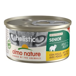 Almo Almo Nature Holistic 貓罐頭 老貓護理 雞肉配方 85g 85g  正面圖