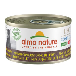 Almo Almo Nature 狗罐頭 HFC Complete 牛肉田園蔬菜配方 95g 95g  正面圖