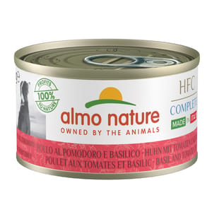 Almo Almo Nature 狗罐頭 HFC Complete 雞肉蕃茄羅勒配方 95g 95g  正面圖