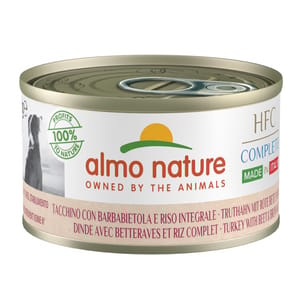 Almo Almo Nature 狗罐頭 HFC Complete 火雞肉紅菜頭糙米配方 95g 95g  正面圖