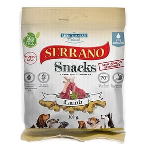 Mediterranean Mediterranean Natural Serrano 狗零食 羊肉 100g 100g 正面圖