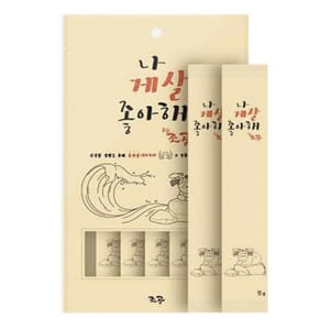 cho cho and kang 貓犬小食 肉泥 I Love Crab 紅蟹肉 15g x 4條 15g 正面圖