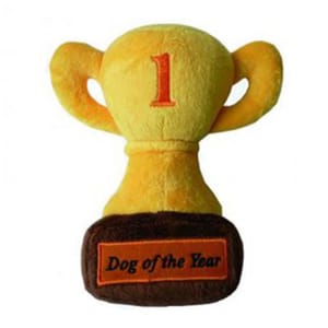 Doggie Doggie Goodie 狗玩具 運動系列 獎杯   正面圖
