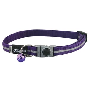ROGZ ROGZ ALLEYCAT 貓頸帶 紫色   正面圖