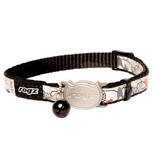 ROGZ ROGZ REFLECTOCAT 貓頸帶 黑邊 正面圖