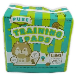PURE PURE Training Pads 寵物尿墊 狗尿墊 狗尿片 原味 [33x45 S碼 100枚]   正面圖
