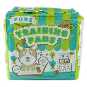 PURE PURE Training Pads 寵物尿墊 狗尿墊 狗尿片 原味 [60x90 L碼 25枚]   正面圖