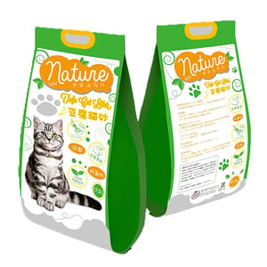 Nature Nature 豆腐貓砂 蘆薈味 17.5L 5L  正面圖