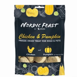 Nordic Nordic Feast 凍乾貓狗小食 雞肉+南瓜 58g 58g  正面圖