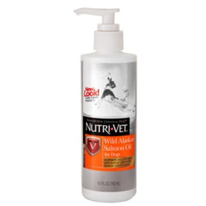 Nutrivet Nutrivet 犬用野生亞拉斯加 三文魚油 13.5oz 5oz 犬用 正面圖