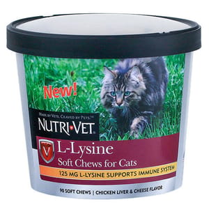 Nutrivet Nutrivet 貓軟粒 雞肉+芝士味 90粒 90粒  正面圖