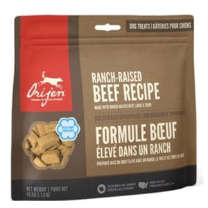 Orijen Orijen 狗小食 生肉凍乾零食 牛肉 42.5g 原裝香港行貨保證 5g 正面圖