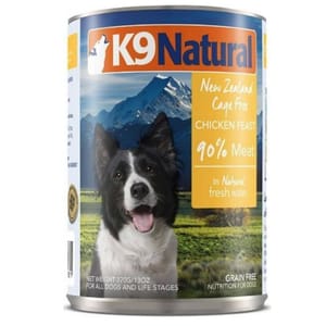 K9 K9 Natural 狗罐頭 主食罐 雞肉盛宴 370g 370g  正面圖