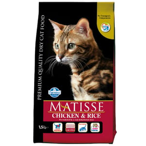 Matisse Matisse 貓糧 成貓糧 雞+米 1.5kg 5kg  正面圖