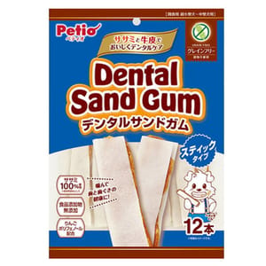 Petio Petio 狗零食 無穀物潔齒除口氣雞柳肉牛皮夾心片 26塊 正面圖