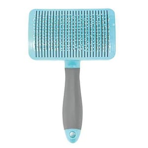 Self Self Trimmer 寵物自動清理去死毛針梳 加寬 正面圖