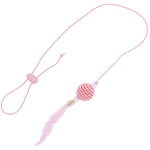 CATTOY CATTOY 多玩法手持逗貓棒 粉色尾巴   正面圖