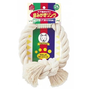 Petio Petio 狗玩具 中型犬麻繩潔齒環   正面圖