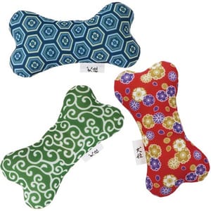 Petio Petio 犬雅 發聲狗玩具 日式骨頭 單個 正面圖