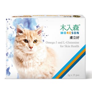木入森MORESON 木入森MORESON 貓咪保健品 膚立好 2g x 25包 2g  正面圖